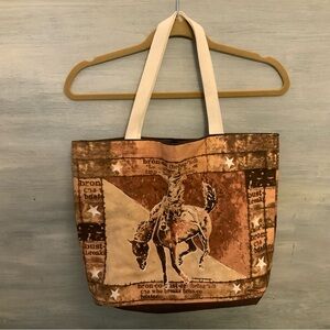 Kay Dee Design Bronco Buster Canvas Tote Bag New
